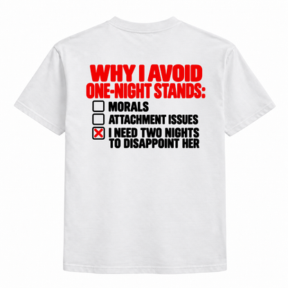 Why I avoid one-night stand Shirts